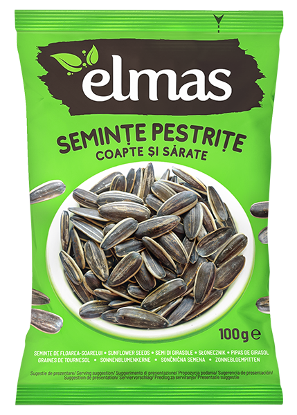 Elmas - Salted, Roasted Sunflower Seeds / Seminte Floarea Soarelui Coapte Sare 100g