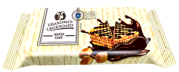 Grandma s Legendary - Wafers with Caramel Filling and Chocolate Glaze 90g