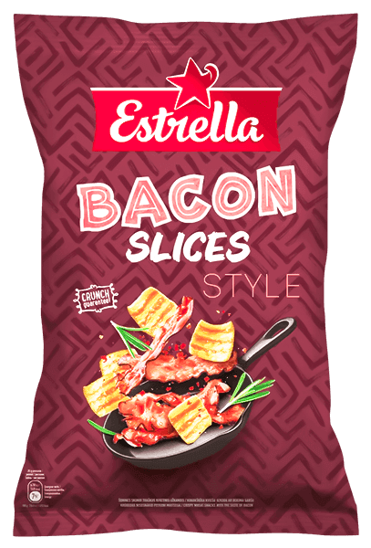 Estrella - Crispy Wheat Snacks with Taste of Bacon 110g