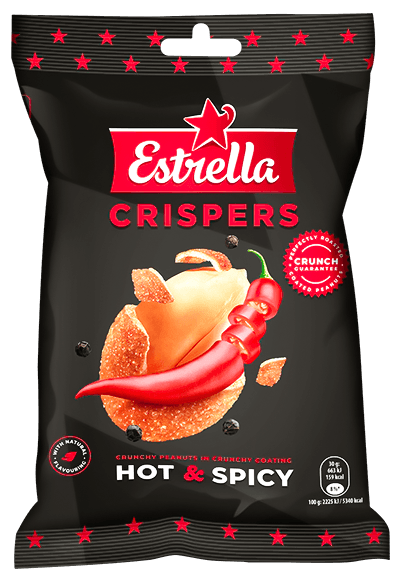 Estrella - Roasted Peanuts in Crispy Coating with Spicy Taste of Paprika 140g