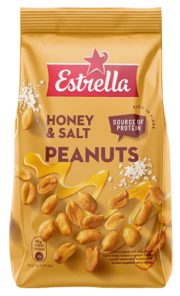 Estrella - Roasted Peanuts with Honey and Salt 240g