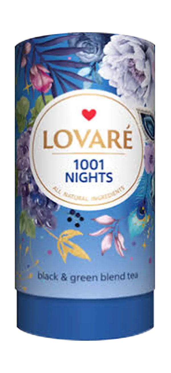 Lovare - 1001 Nights Mixture Based on Black and Green Tea 80g