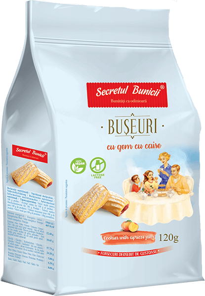 Secretul Bunicii - Cookies with Apricot Jam Vegan 120g