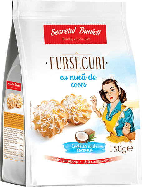 Secretul Bunicii - Cookies with Coconut 150g