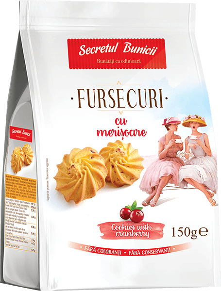 Secretul Bunicii - Cookies with Cranberry 150g