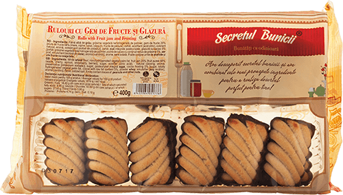 Secretul Bunicii - Cookies with Fruit Jam and Glaze 400g