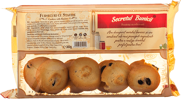 Secretul Bunicii - Cookies with Raisins 300g