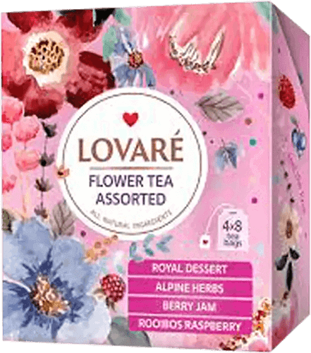 Lovare - Assorted Flower and Herbal Tea 32x2g