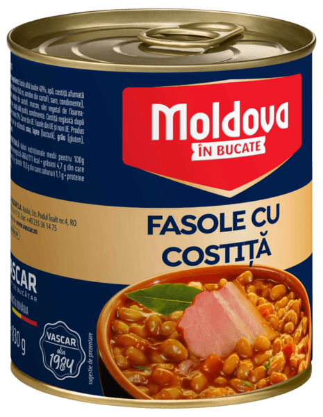 Vascar - Beans with Smoked Pork Belly 830g