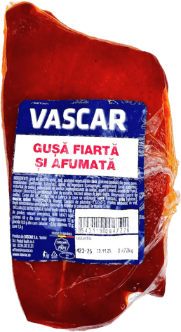 Vascar - Boiled Smoked Pork Bacon Chin (~400g) kg