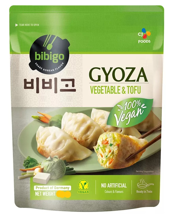 Bibigo Vegan Vegetable & Tofu Gyoza, 1kg FROZEN